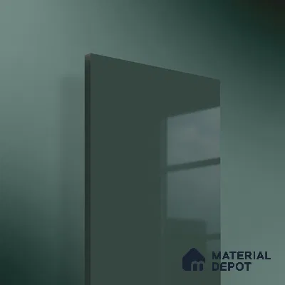 Sage Green Solid Colors Look HG 915 8 ft x 4 ft High Gloss Finish Decorative Laminate - 1 mm | Suitable for Living Room, Kitchen, Office