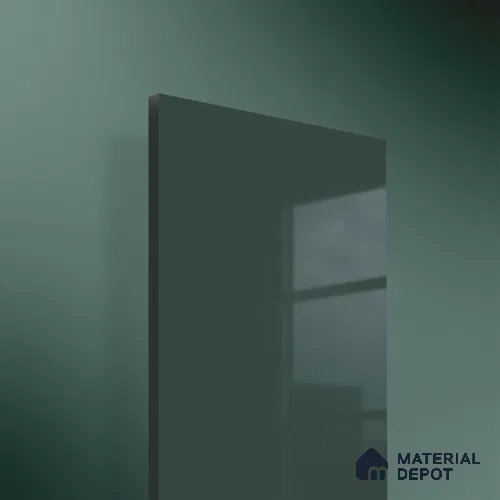 Sage Green Solid Colors Look HG 915 8 ft x 4 ft High Gloss Finish Decorative Laminate - 1 mm | Suitable for Living Room, Kitchen, Office