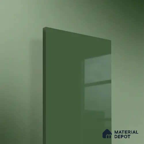 Parrot Green Solid Colors Look HG 949 8 ft x 4 ft High Gloss Finish Decorative Laminate - 1 mm | Suitable for Living Room, Kitchen, Office