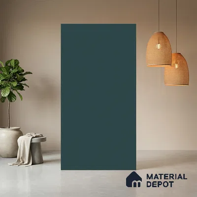 Sapphire Blue Solid Colors Look SF 914 8 ft x 4 ft Suede Finish Decorative Laminate - 1 mm | Suitable for Living Room, Kitchen, Office