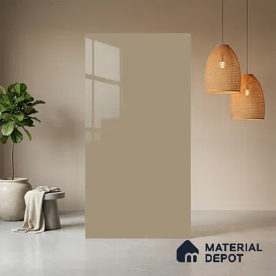 Violet Solid Colors Look LM 01853 8 ft x 4 ft Glossy Finish Decorative Laminate - 1 mm | Suitable for Living Room, Kitchen, Office