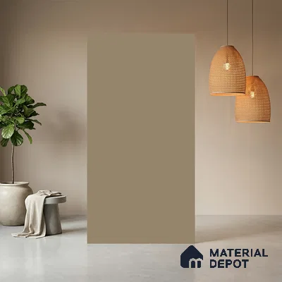 Beige Solid Colors Look LM 01928 8 ft x 4 ft Matte Finish Decorative Laminate - 1 mm | Suitable for Living Room, Kitchen, Office