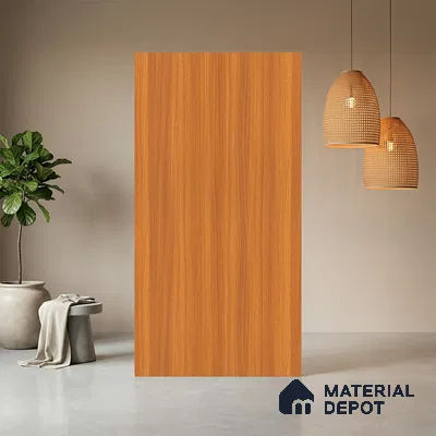 Wooden Look LM 10869 Titter Walnut 8 ft x 4 ft Texture Finish Decorative Laminate - 1 mm | Suitable for TV Unit, Wardrobe, Kitchen Cabinets