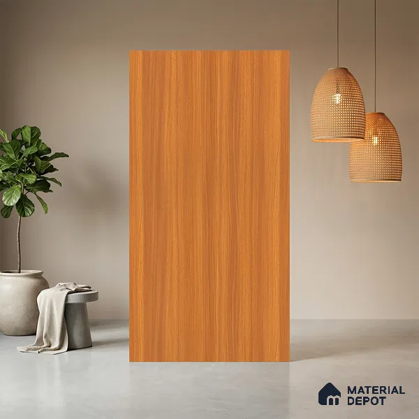 Wooden Look LM 10869 Titter Walnut 8 ft x 4 ft Texture Finish Decorative Laminate - 1 mm | Suitable for TV Unit, Wardrobe, Kitchen Cabinets