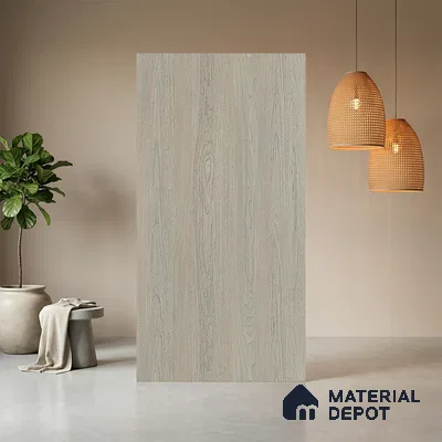Wooden Look LM 10874 Smoked Binca Pecan 8 ft x 4 ft Texture Finish Decorative Laminate - 1 mm | Suitable for TV Unit, Wardrobe, Kitchen Cabinets