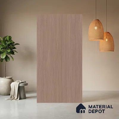 Wooden Look LM 10903 Ponderos Wood Dark 8 ft x 4 ft Texture Finish Decorative Laminate - 1 mm | Suitable for TV Unit, Wardrobe, Kitchen Cabinets