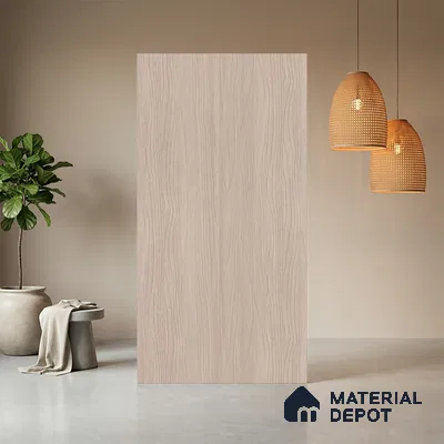 Wooden Look LM 10904 Ponderos Wood Light 8 ft x 4 ft Texture Finish Decorative Laminate - 1 mm | Suitable for TV Unit, Wardrobe, Kitchen Cabinets