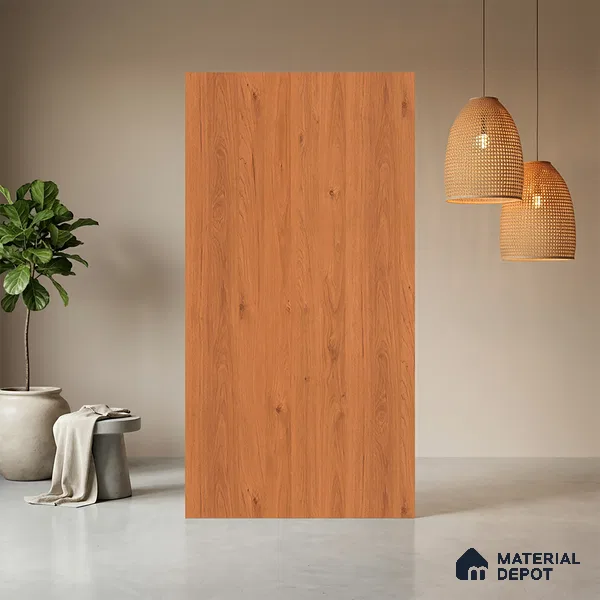 Wooden Look LM 10921 Compania Oak 8 ft x 4 ft Texture Finish Decorative Laminate - 1 mm | Suitable for TV Unit, Wardrobe, Kitchen Cabinets