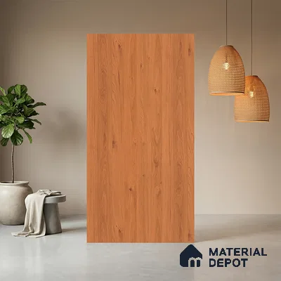 Wooden Look LM 10940 Compania Oak 8 ft x 4 ft Texture Finish Decorative Laminate - 1 mm | Suitable for TV Unit, Wardrobe, Kitchen Cabinets