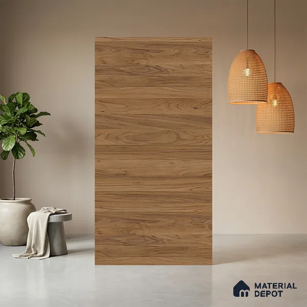 Wooden Look LM 10945 Natrual Delight 8 ft x 4 ft Texture Finish Decorative Laminate - 1 mm | Suitable for TV Unit, Wardrobe, Kitchen Cabinets