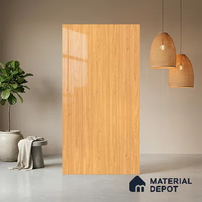 Wooden Look LM 10959 Embi Pine 8 ft x 4 ft Glossy Finish Decorative Laminate - 1 mm | Suitable for TV Unit, Wardrobe, Kitchen Cabinets