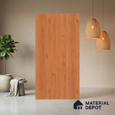 Wooden Look LM 10963 Compania Oak 8 ft x 4 ft Suede Finish Decorative Laminate - 1 mm | Suitable for TV Unit, Wardrobe, Kitchen Cabinets