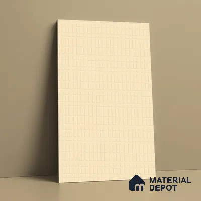Patterned Look LM 19441 N White Cube Texture Finish 8 ft x 4 ft Decorative Laminate - 1 mm | Suitable for Bedroom, TV Unit, Wardrobe