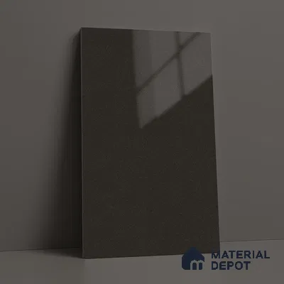 LM 19504 Cosmic Grey Sheen Shine High Gloss Finish 8 ft x 4 ft Decorative Laminate - 1 mm | Suitable for TV Unit, Wardrobe, Kitchen Cabinets