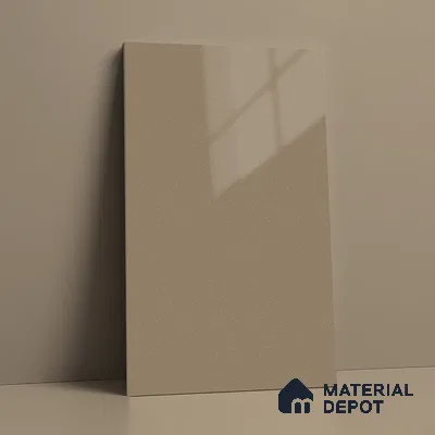 LM 19505 Perfect Beige Sheen Shine High Gloss Finish 8 ft x 4 ft Decorative Laminate - 1 mm | Suitable for TV Unit, Wardrobe, Kitchen Cabinets