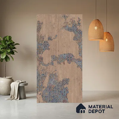 Patterned Look LM 20194 8 ft x 4 ft Texture Finish Decorative Laminate - 1 mm | Suitable for Bedroom, TV Unit, Wardrobe