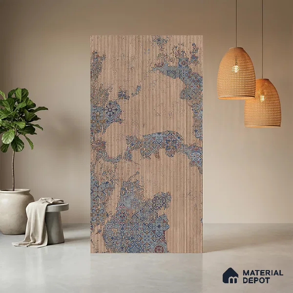 Patterned Look LM 20194 8 ft x 4 ft Texture Finish Decorative Laminate - 1 mm | Suitable for Bedroom, TV Unit, Wardrobe