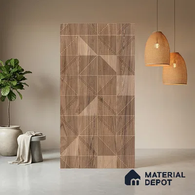 Patterned Look LM 20195 8 ft x 4 ft Texture Finish Decorative Laminate - 1 mm | Suitable for Bedroom, TV Unit, Wardrobe