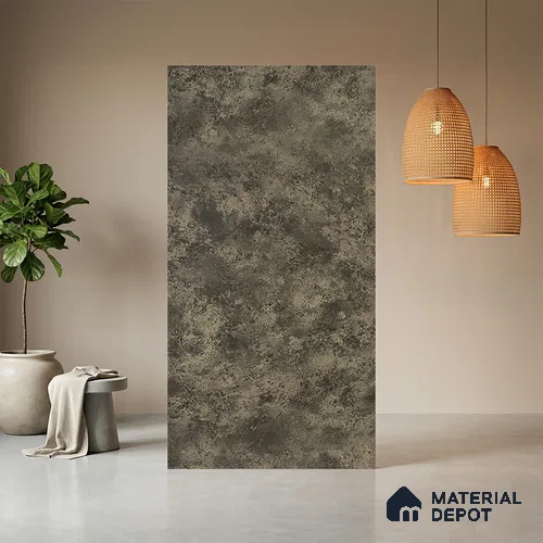 Brown Marble Look LM 20267 8 ft x 4 ft Texture Finish Decorative Laminate - 1 mm | Suitable for TV Unit, Wardrobe, Kitchen Cabinets