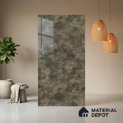 Stone Look LM 21021 8 ft x 4 ft High Gloss Finish Decorative Laminate - 1 mm | Suitable for TV Unit, Wardrobe, Kitchen Cabinets