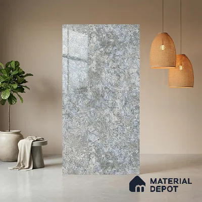Stone Look LM 21023 8 ft x 4 ft High Gloss Finish Decorative Laminate - 1 mm | Suitable for TV Unit, Wardrobe, Kitchen Cabinets