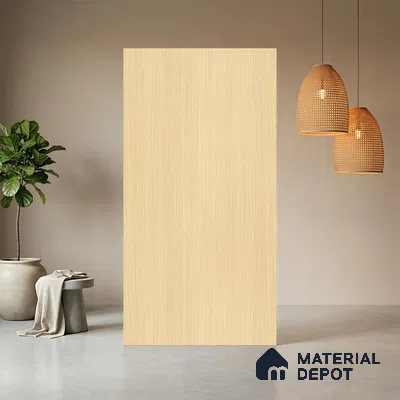 Wooden Look LM 21034 8 ft x 4 ft Suede Finish Decorative Laminate - 1 mm | Suitable for TV Unit, Wardrobe, Kitchen Cabinets