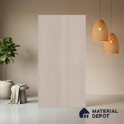 Wooden Look LM 21037 8 ft x 4 ft Suede Finish Decorative Laminate - 1 mm | Suitable for TV Unit, Wardrobe, Kitchen Cabinets
