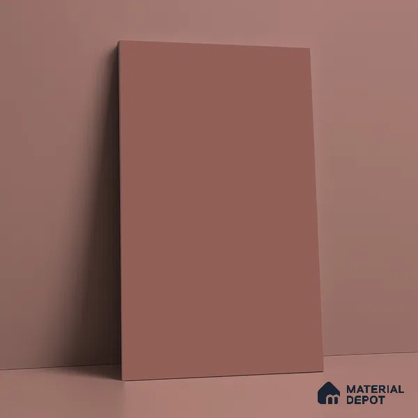 LM 21046 B Dusty Rose Pink Sliky Matte Finish 8 ft x 4 ft Decorative Laminate - 1 mm | Suitable for Living Room, Kitchen, Office