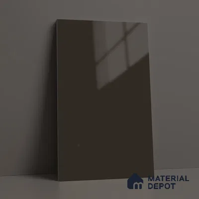 LM 21058 Coffee High Gloss Finish 8 ft x 4 ft Decorative Laminate - 1 mm | Suitable for Living Room, Kitchen, Office