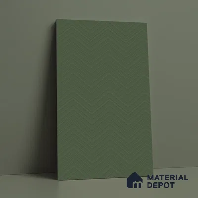 Patterned Look LM 21066 G Mint Acute Texture Finish 8 ft x 4 ft Decorative Laminate - 1 mm | Suitable for Bedroom, TV Unit, Wardrobe