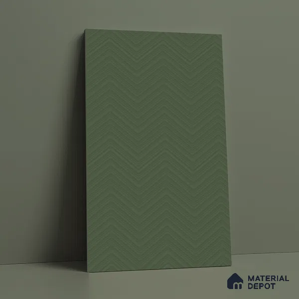 Patterned Look LM 21066 G Mint Acute Texture Finish 8 ft x 4 ft Decorative Laminate - 1 mm | Suitable for Bedroom, TV Unit, Wardrobe