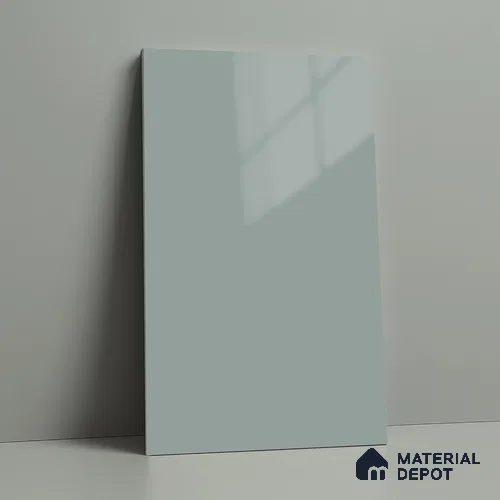LM 21068 Airy Blue High Gloss Finish 8 ft x 4 ft Decorative Laminate - 1 mm | Suitable for Living Room, Kitchen, Office