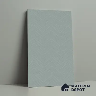 Patterned Look LM 21068 D Airy Blue Acute Texture Finish 8 ft x 4 ft Decorative Laminate - 1 mm | Suitable for Bedroom, TV Unit, Wardrobe
