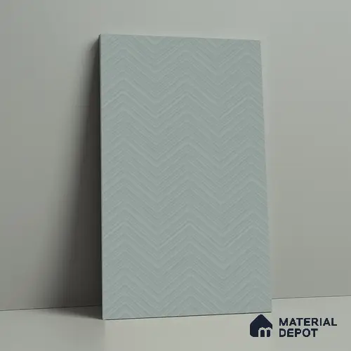 Patterned Look LM 21068 D Airy Blue Acute Texture Finish 8 ft x 4 ft Decorative Laminate - 1 mm | Suitable for Bedroom, TV Unit, Wardrobe