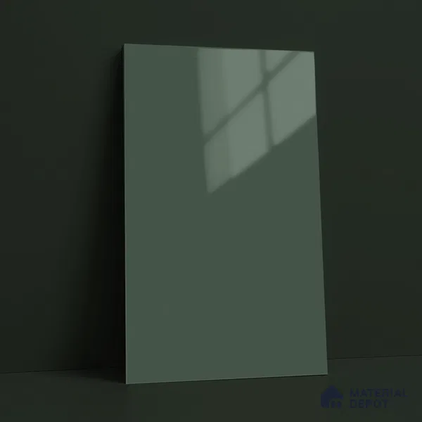 LM 23640 8 ft x 4 ft Solid Plain High Gloss Finish Acrylic Laminate - 1.5 mm | Suitable for Living Room, Kitchen, Office | Matching Edgeband Code EB 122143