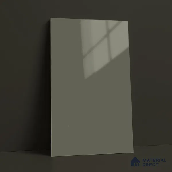LM 23643 8 ft x 4 ft Solid Plain High Gloss Finish Acrylic Laminate - 1.5 mm | Suitable for Living Room, Kitchen, Office | Matching Edgeband Code EB 11106