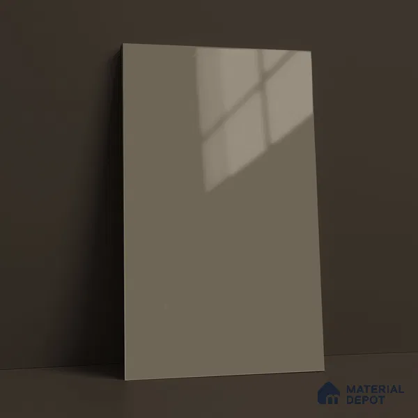 LM 23648 8 ft x 4 ft Solid Plain High Gloss Finish Acrylic Laminate - 1.5 mm | Suitable for Living Room, Kitchen, Office | Matching Edgeband Code EB 12109