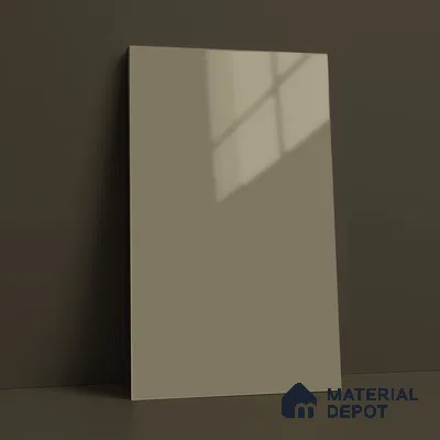 LM 23651 8 ft x 4 ft Solid Plain High Gloss Finish Acrylic Laminate - 1.5 mm | Suitable for Living Room, Kitchen, Office | Matching Edgeband Code EB 1109