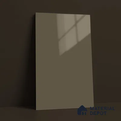 LM 23652 8 ft x 4 ft Solid Plain High Gloss Finish Acrylic Laminate - 1.5 mm | Suitable for Living Room, Kitchen, Office | Matching Edgeband Code EB 1110