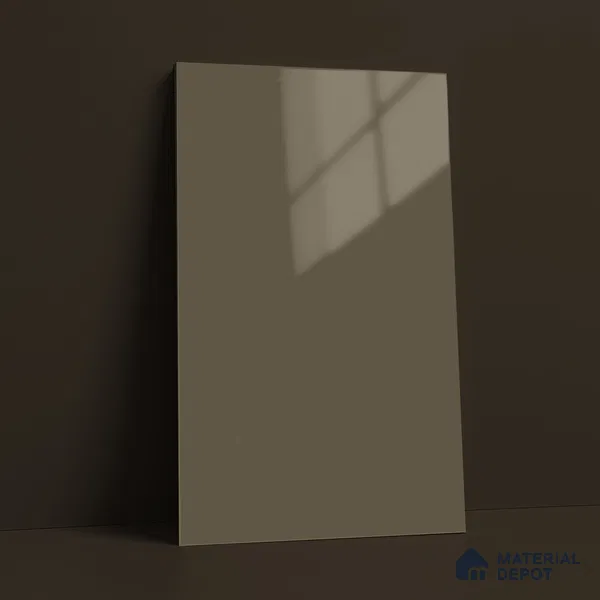 LM 23652 8 ft x 4 ft Solid Plain High Gloss Finish Acrylic Laminate - 1.5 mm | Suitable for Living Room, Kitchen, Office | Matching Edgeband Code EB 1110