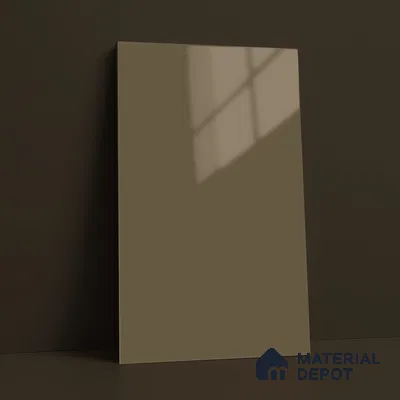 LM 23653 8 ft x 4 ft Solid Plain High Gloss Finish Acrylic Laminate - 1.5 mm | Suitable for Living Room, Kitchen, Office | Matching Edgeband Code EB 1112