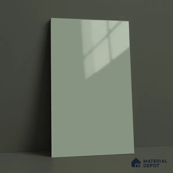 LM 23658 8 ft x 4 ft Solid Plain High Gloss Finish Acrylic Laminate - 1.5 mm | Suitable for Living Room, Kitchen, Office | Matching Edgeband Code EB 1120