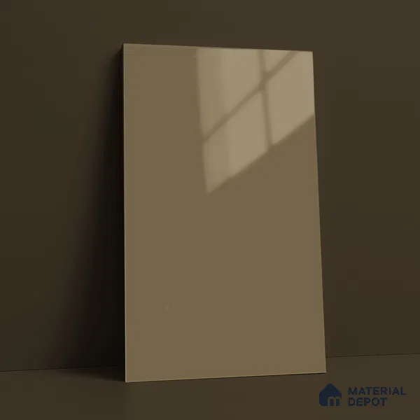 LM 23662 8 ft x 4 ft Solid Plain High Gloss Finish Acrylic Laminate - 1.5 mm | Suitable for Living Room, Kitchen, Office | Matching Edgeband Code EB 1127