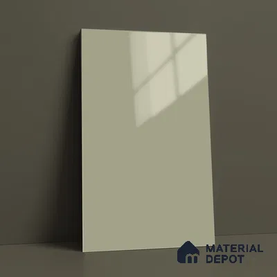 LM 23663 8 ft x 4 ft Solid Plain High Gloss Finish Acrylic Laminate - 1.5 mm | Suitable for Living Room, Kitchen, Office | Matching Edgeband Code EB 1128