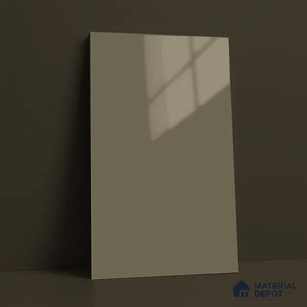 LM 23664 8 ft x 4 ft Solid Plain High Gloss Finish Acrylic Laminate - 1.5 mm | Suitable for Living Room, Kitchen, Office | Matching Edgeband Code EB 1129