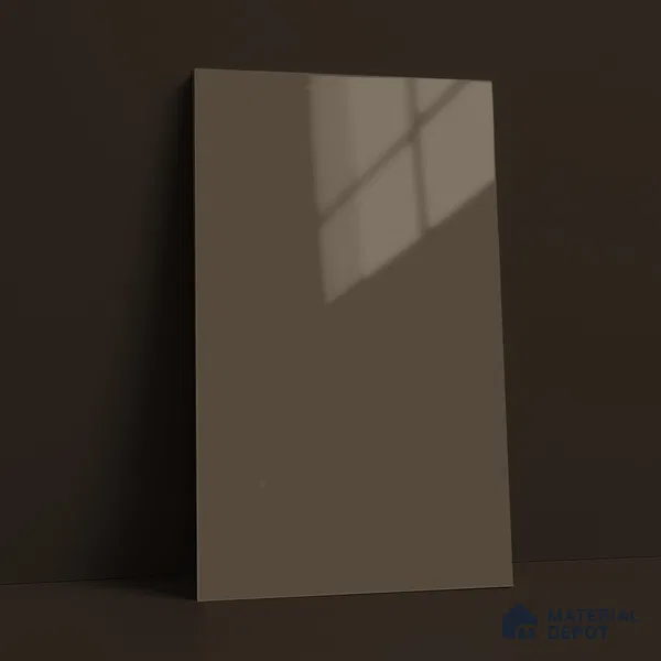 LM 23665 8 ft x 4 ft Solid Plain High Gloss Finish Acrylic Laminate - 1.5 mm | Suitable for Living Room, Kitchen, Office | Matching Edgeband Code EB 1130