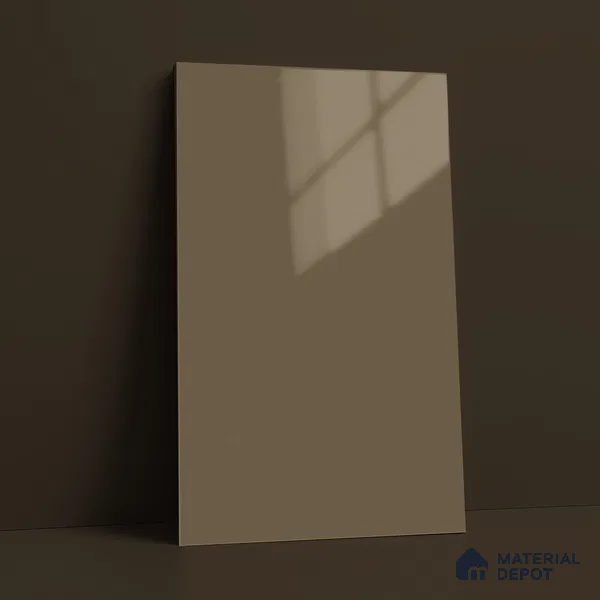 LM 23666 8 ft x 4 ft Solid Plain High Gloss Finish Acrylic Laminate - 1.5 mm | Suitable for Living Room, Kitchen, Office | Matching Edgeband Code EB 1131