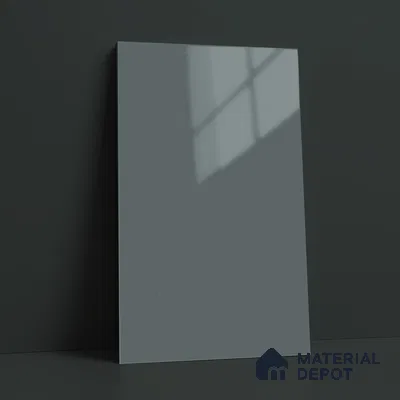 LM 23667 8 ft x 4 ft Solid Plain High Gloss Finish Acrylic Laminate - 1.5 mm | Suitable for Living Room, Kitchen, Office | Matching Edgeband Code EB 1133