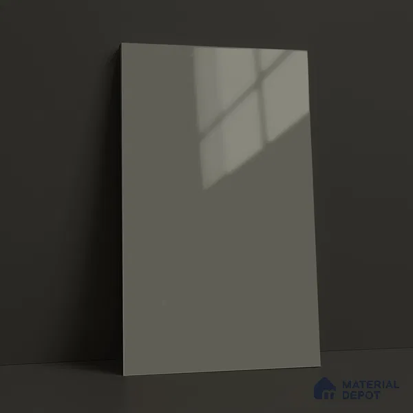 LM 23668 8 ft x 4 ft Solid Plain High Gloss Finish Acrylic Laminate - 1.5 mm | Suitable for Living Room, Kitchen, Office | Matching Edgeband Code EB 1205