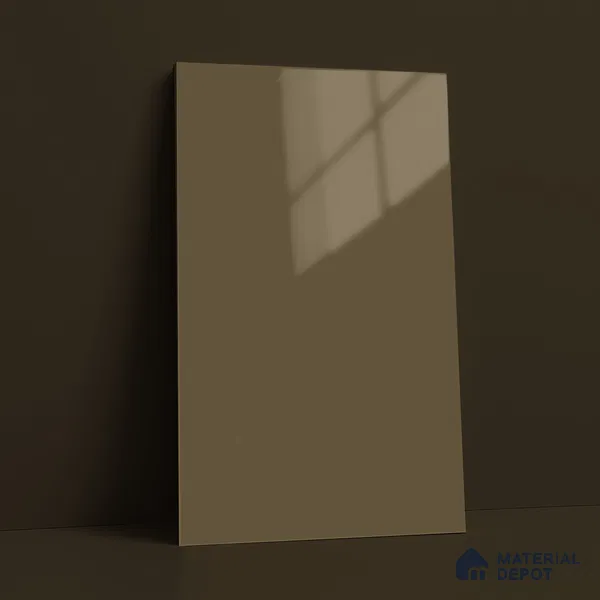 LM 23672 8 ft x 4 ft Solid Plain High Gloss Finish Acrylic Laminate - 1.5 mm | Suitable for Living Room, Kitchen, Office | Matching Edgeband Code EB 1408